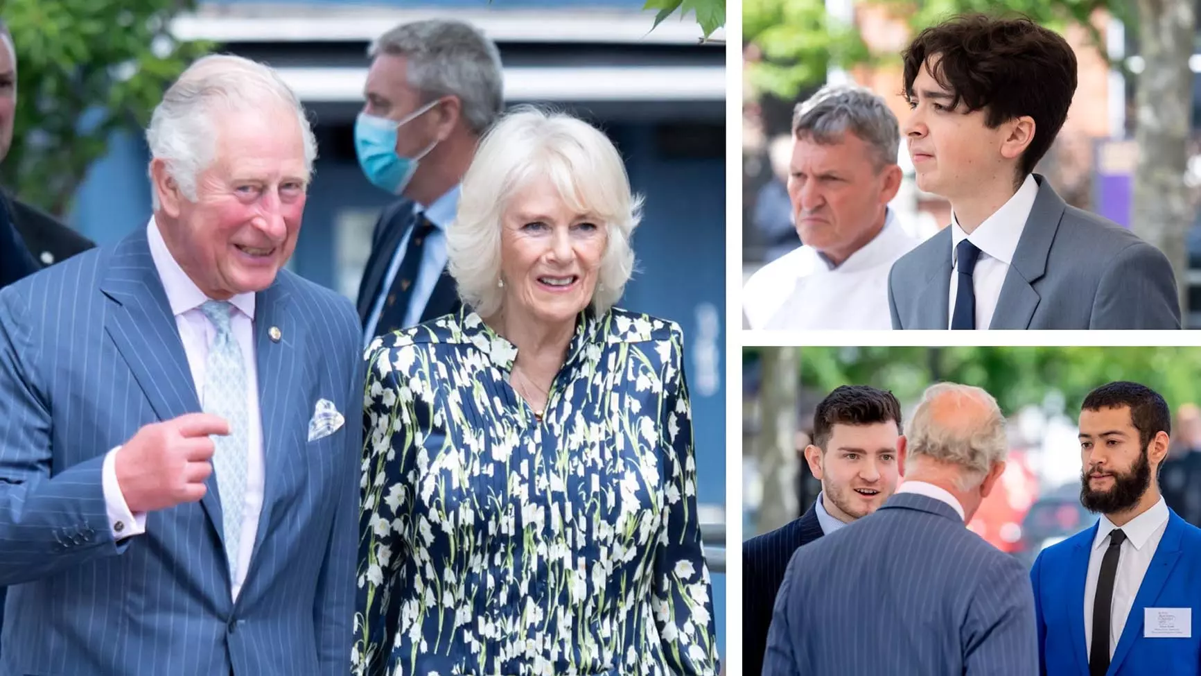 Apprentice chefs honoured to meet Charles and Camilla at Anniversary celebrations