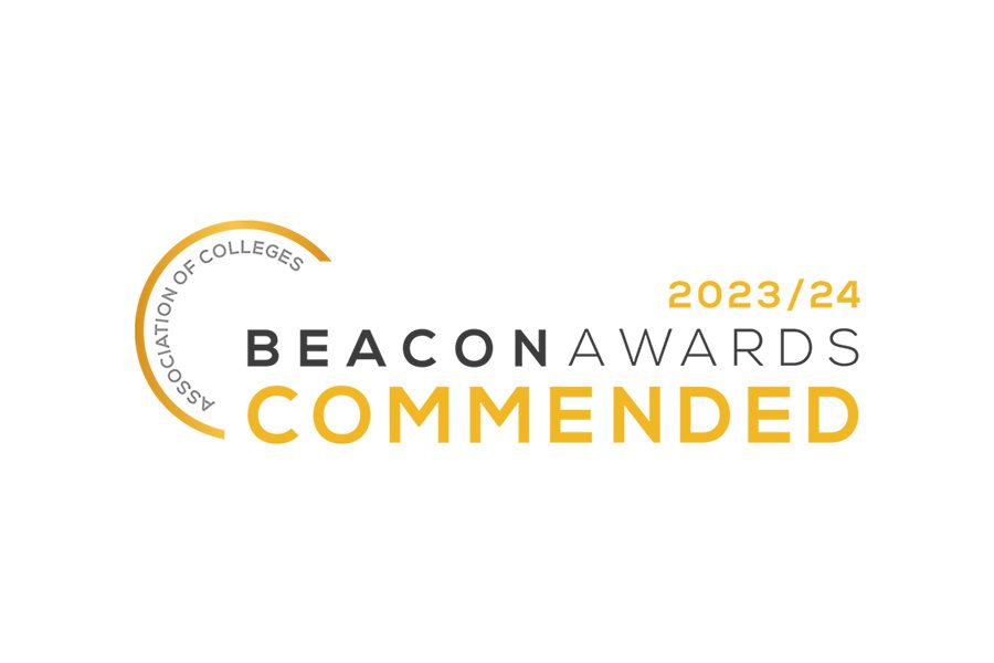 CCCG awarded Beacon Standard and Commended Status in two award areas by the Association of Colleges